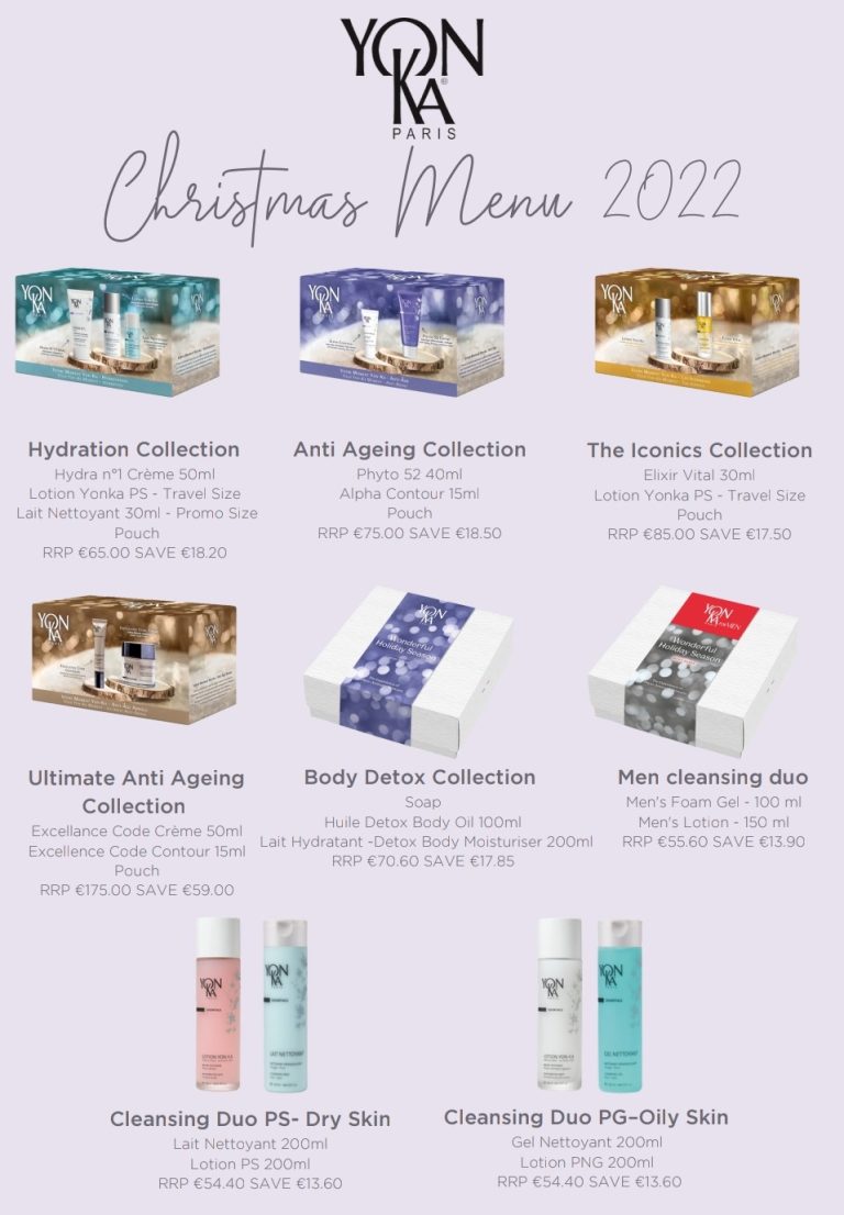 YonkaChristmasgiftsetmenufromazurebeautygorey2022 Azure